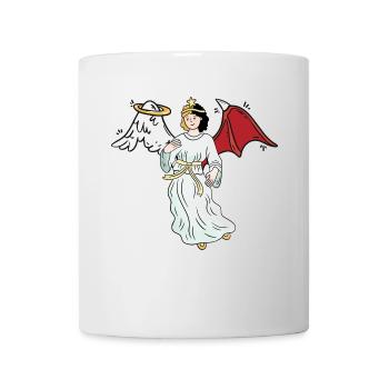 Angel Devil Good Evil Feelings Emotion Satan Dark - Mug - white - Front