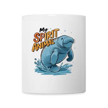 Dugong mein Spirit Animal ich liebe Manatees - Tasse - Weiß - Vorne