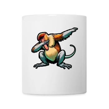 Proboscis Monkey Dabbing Monkey Gift Monkeys - Mug - white - Front
