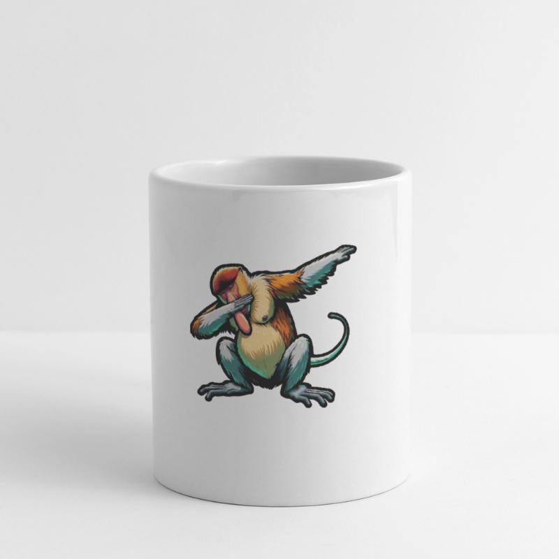 Proboscis Monkey Dabbing Monkey Gift Monkeys Mug