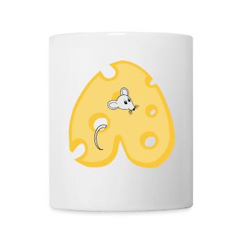 käse a - Tasse - Weiß - Vorne