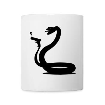 funny snake - Mug - white - Front