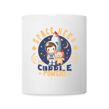 Astronaut with teddy bear - Mug - white - Front