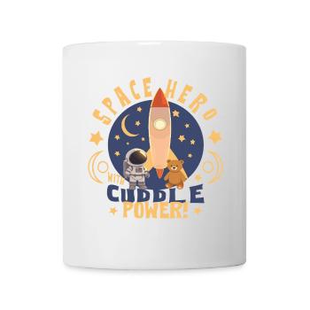 Astronaut with teddy bear - Mug - white - Front