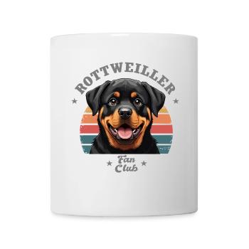 Rottweiler fan club Tshirt chien drôles - Mug blanc - blanc - Devant