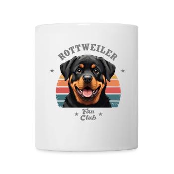 Rottweiler fan club Tshirt drôle - Mug blanc - blanc - Devant