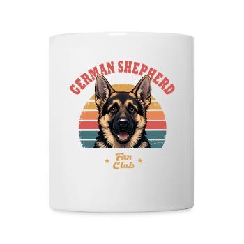Berger Allemand Homme femme enfant chien race - Mug blanc - blanc - Devant