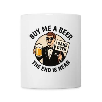 Buy Me a Beer – Bachelor Game Over Edition - Mug - white - Front