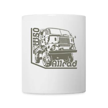 LKW W50 4x4 Allrad L6 - Tasse - Weiß - Vorne