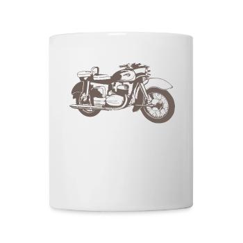 MZ ES 250 Doppelport - Tasse - Weiß - Vorne