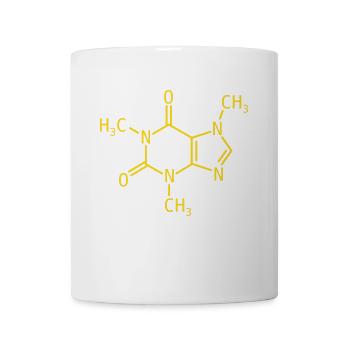 Koffein Strukturformel - Tasse - Weiß - Vorne