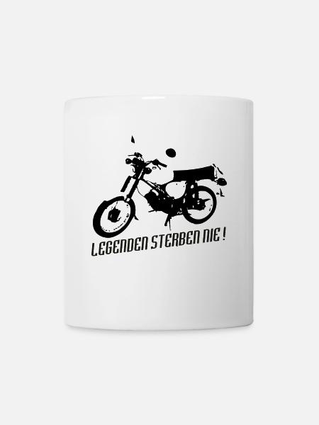 Simson S51 Enduro Legende - Tasse - Weiß