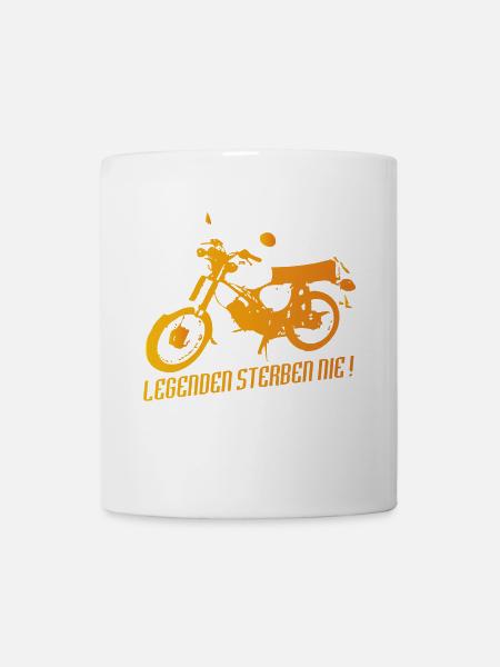 Simson S51 Enduro Legende - Tasse - Weiß
