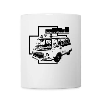 Barkas B1000 Krankenwagen - Tasse - Weiß - Vorne
