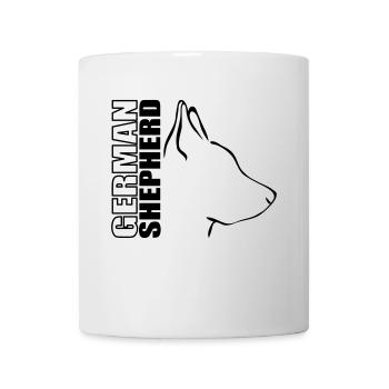 GERMAN SHEPHERD PROFIL - Tasse - Weiß - Vorne