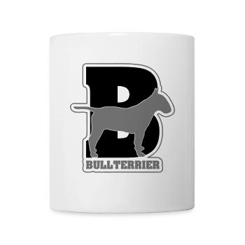 BULLTERRIER B Hunde Hund Wilsigns Bull Terrier - Tasse - Weiß - Vorne