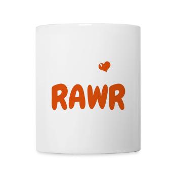 Valentinstag lustig Dino - Tasse - Weiß - Vorne