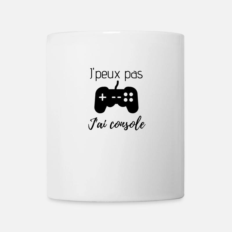 J'peux pas j'ai console - Mug blanc - blanc