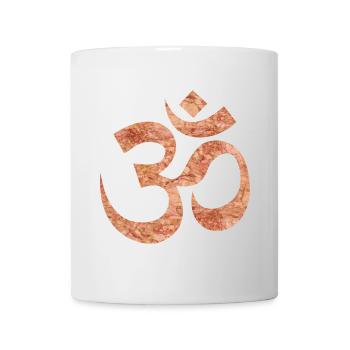 OM Zeichen - Tasse - Weiß - Vorne