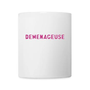 Déménageur / Déménagement / Déménager / Camion - Mug blanc - blanc - Devant