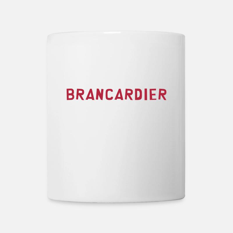 Brancardier / Ambulancier / Ambulance / Hôpital - Mug blanc - blanc