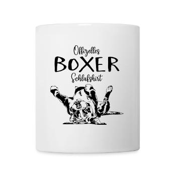 Boxer Officiel Chemise de Couchage Chien Wilsigns - Mug blanc - blanc - Devant