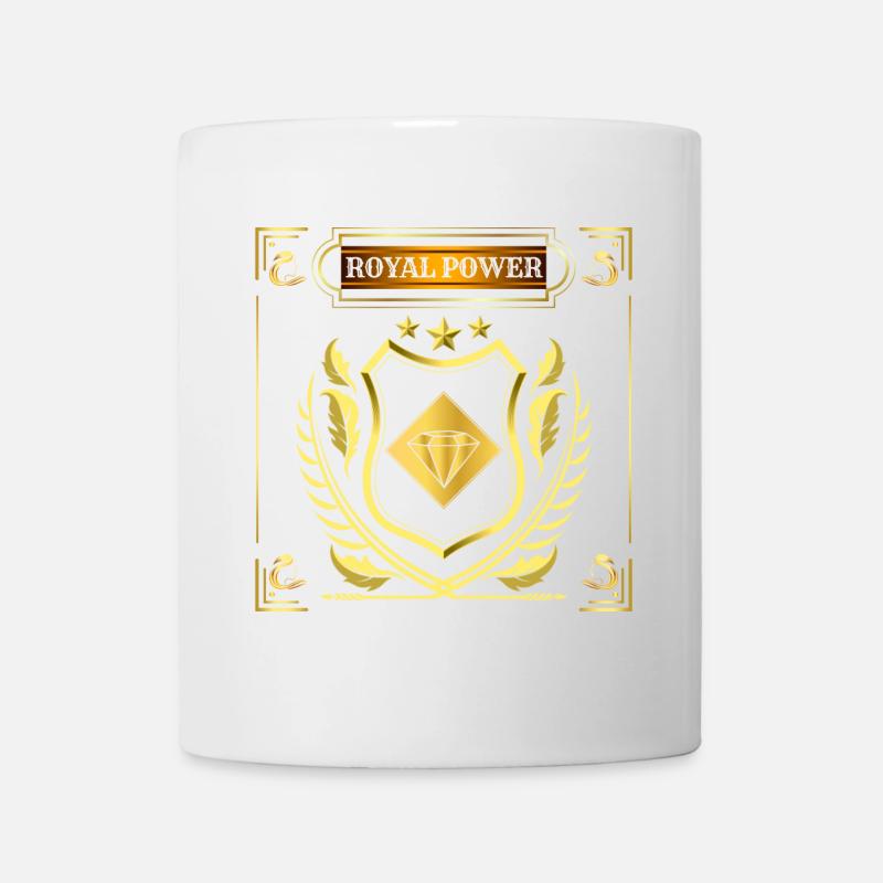 ROYAL POWER / Diamant magique porte-bonheur - Mug blanc - blanc