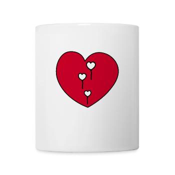 Heart Love Cordial Gift Idea Friendship - Mug - white - Front