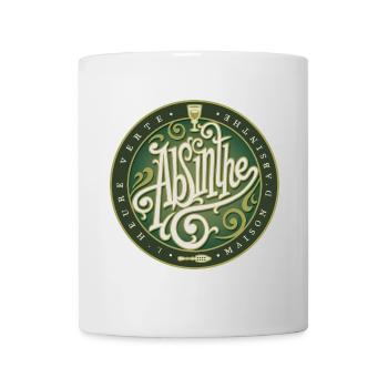 ABSINTH Retro Logo - Tasse - Weiß - Vorne