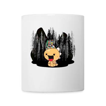 Dragon Dino Enfants Bébé Fantaisie - Mug blanc - blanc - Devant