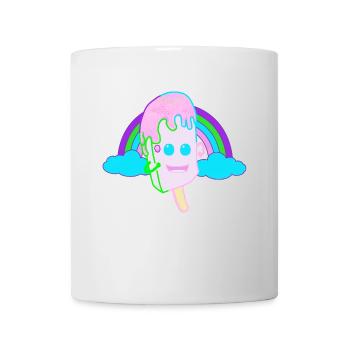 Happy Rainbow Ice Cream Ice Cream Kids Fantasy - Mug - white - Front