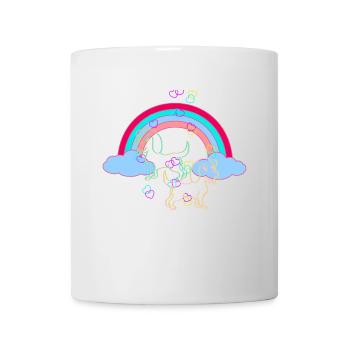 Heavenly Dream Fantasy Rainbow Dogs Colorful - Mug - white - Front