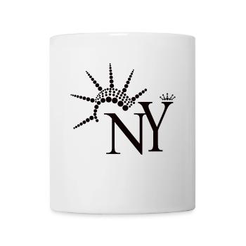USA New York Freiheitsstatue Geschenk - Tasse - Weiß - Vorne