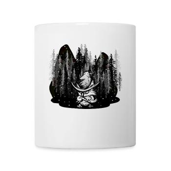 Wilderness Forest Animals Magical Winter Xmas Snow Owl - Mug - white - Front