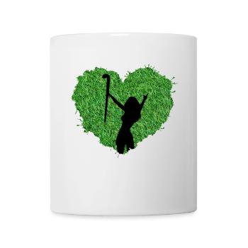 Hockey Field Hockey Hockeygirl Artificial Turf Hockeylove - Mug - white - Front