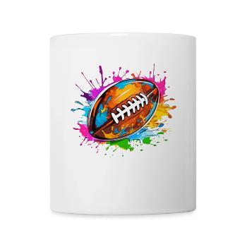 American Football colorful - Mug - white - Front