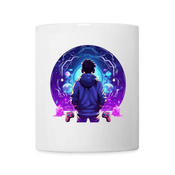 Le jeu est ma vie - Mug blanc - blanc - Devant
