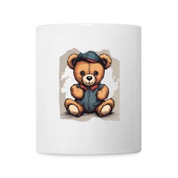 Denim Darling Teddy Bear Cute Adorable Girls Gift - Mug - white - Front
