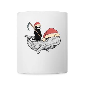 Wal Walfisch Tod Fantasy Dark Ozean Fische Fisch - Tasse - Weiß - Vorne