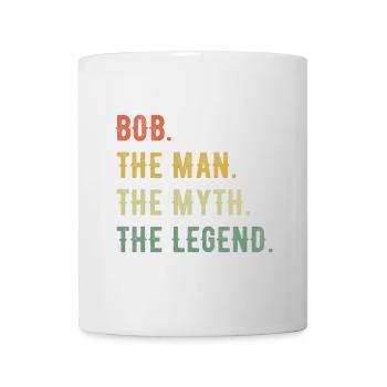 Robert Bob Prénom Forme abrégée Homme Mythe Légende - Mug blanc - blanc - Devant