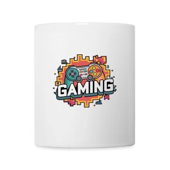 Jeux - Manettes - Mug blanc - blanc - Devant