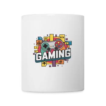 Jeux - Manettes - Mug blanc - blanc - Devant
