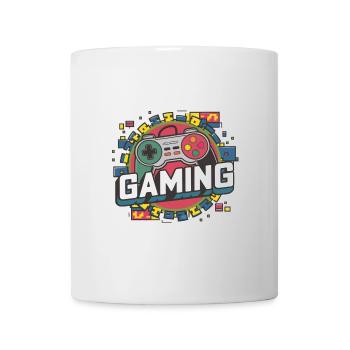 Jeux - Manettes - Mug blanc - blanc - Devant