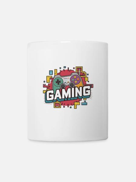 Gaming - Controller - Tasse - Weiß