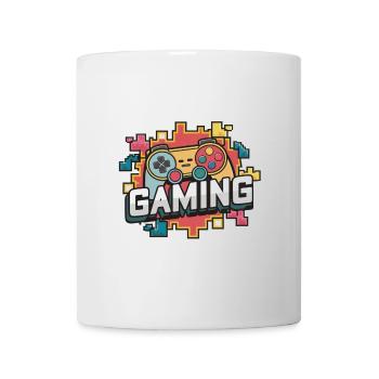 Jeux - Manettes - Mug blanc - blanc - Devant
