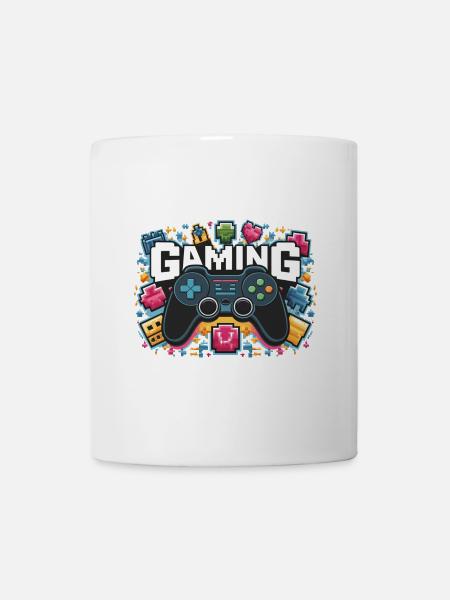 Gaming - Controller - Tasse - Weiß