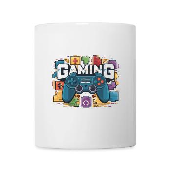 Jeux - Manettes - Mug blanc - blanc - Devant