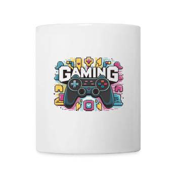 Jeux - Manettes - Mug blanc - blanc - Devant