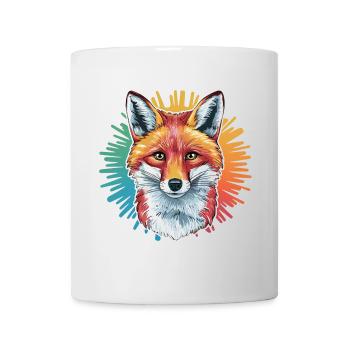 Fuchs - Illustration - Tasse - Weiß - Vorne