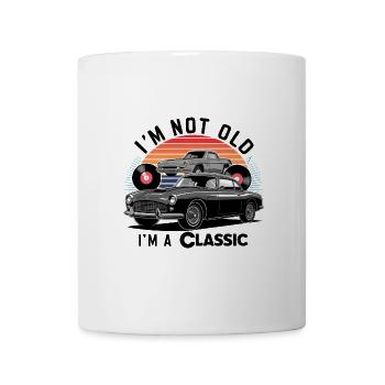 Je ne suis pas vieux, je suis un classique. - Mug blanc - blanc - Devant